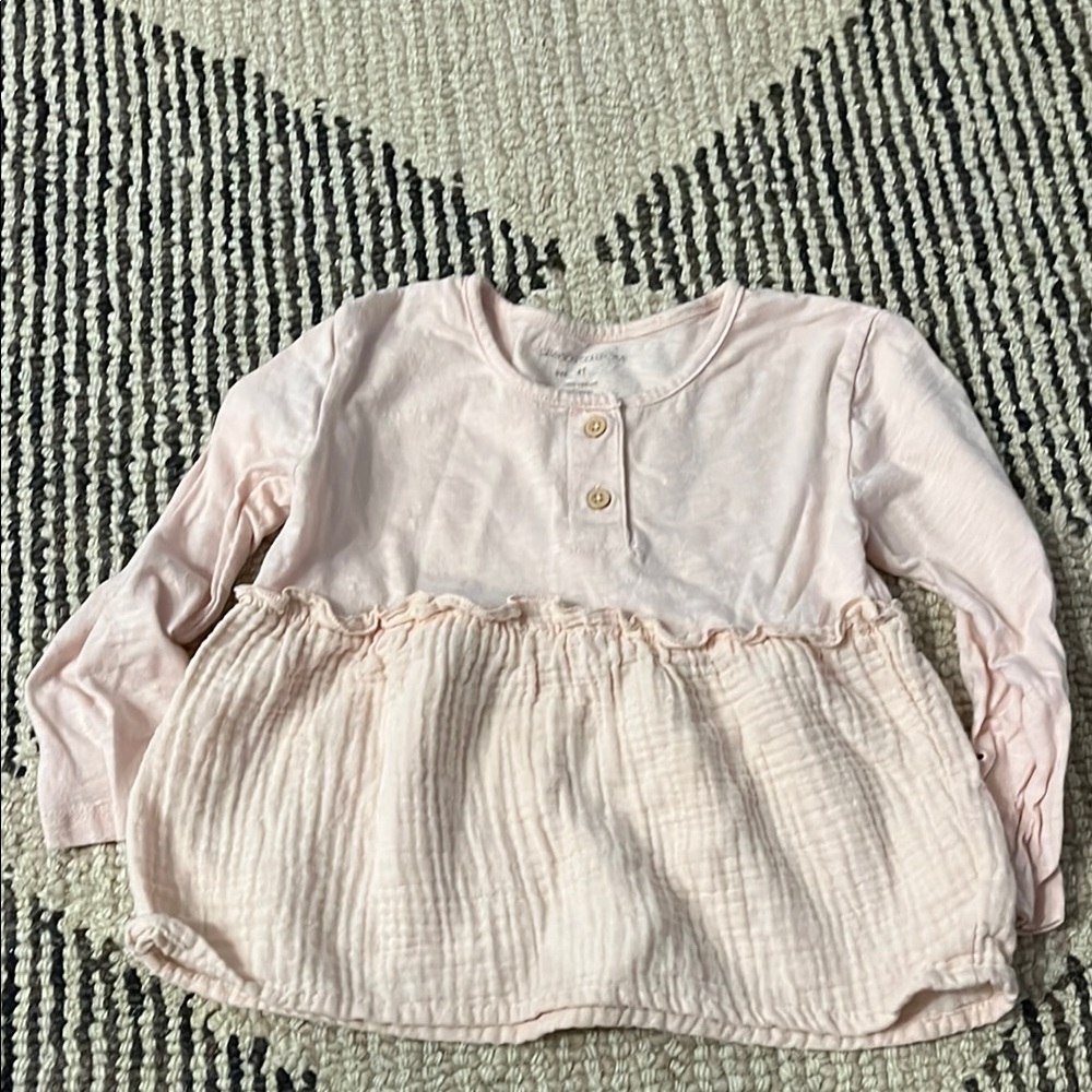 Pink Long Sleeve Kids Top